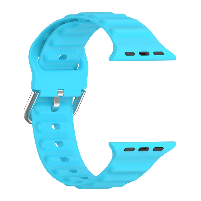 Dây Đeo Silicon Cho Đồng Hồ Thông Minh iWatch 1 / 2 / 3 / 4 / 5 / 6 / 7 / 8 / SE 38 / 40 / 41mm