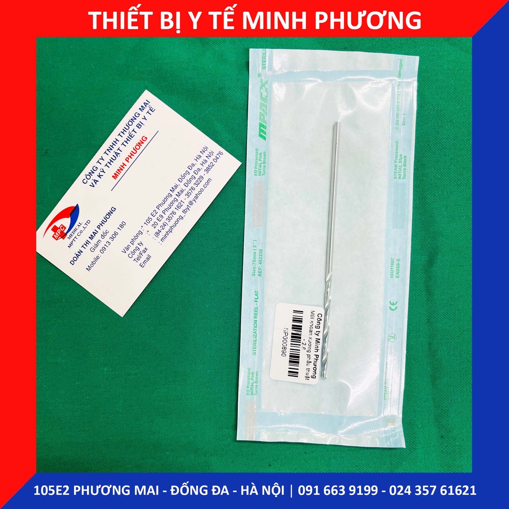 Mũi khoan xương phẫu thuật các cỡ