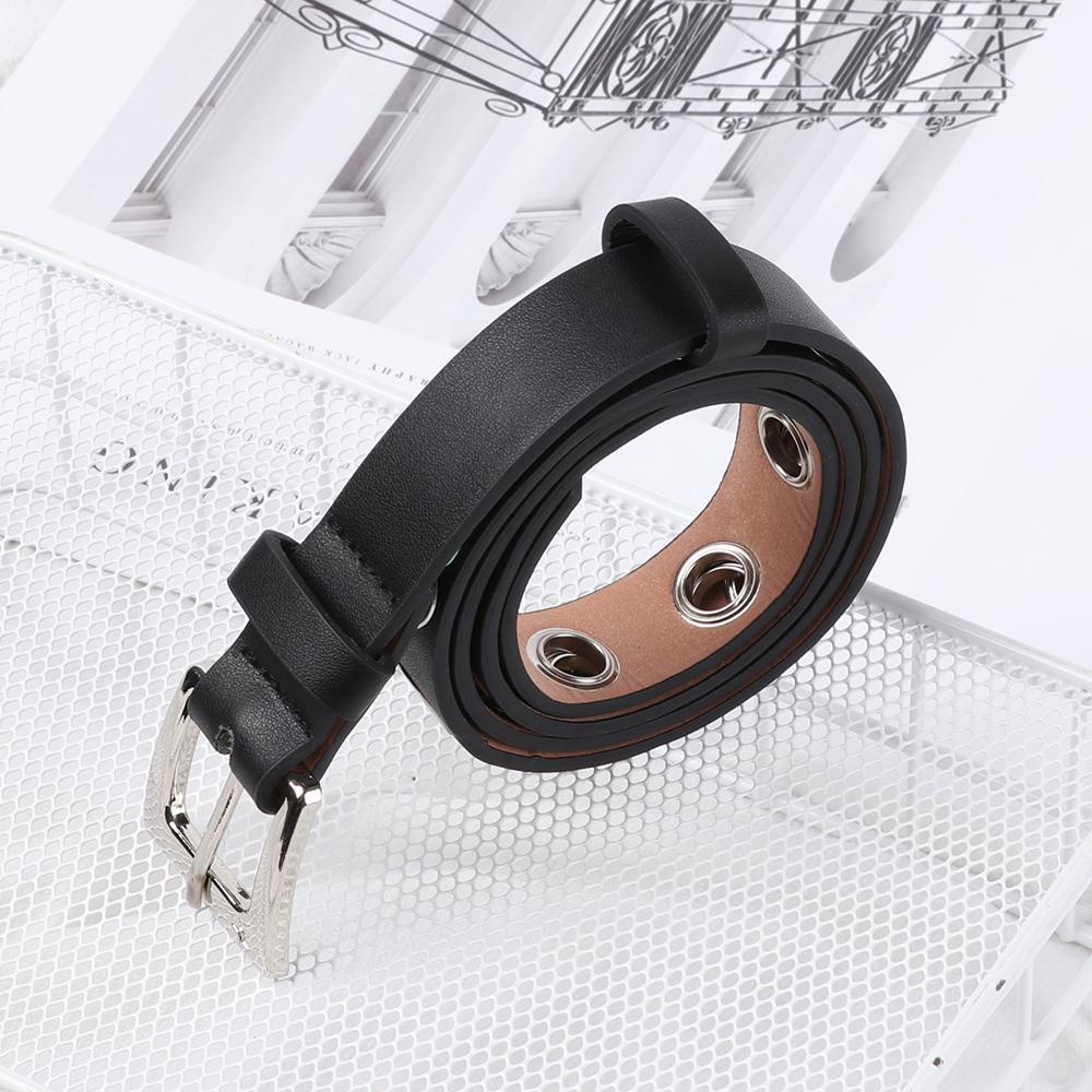 ORIENTLII Dây Nịt Da PU Đính Tua Rua Phong Cách Rock