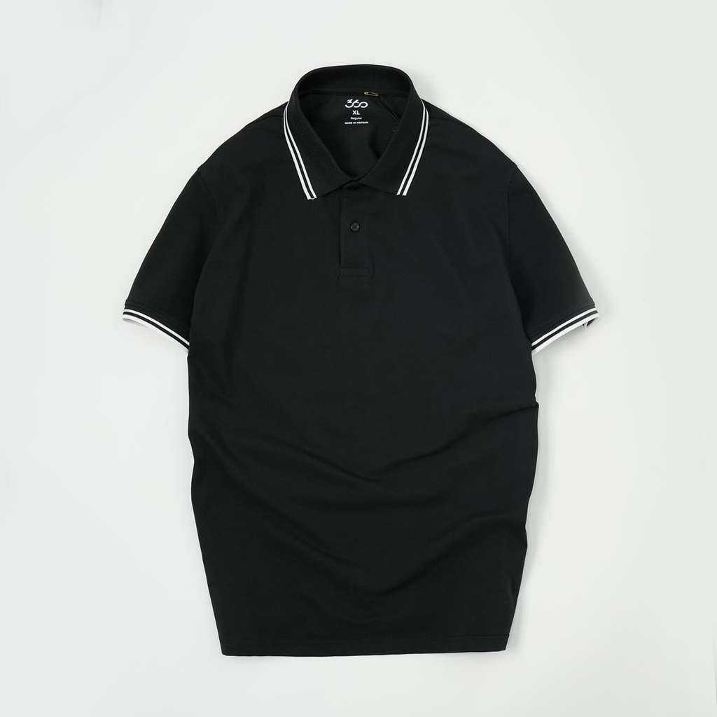 Áo polo nam cổ bẻ local brand 360 BOUTIQUE chất liệu cotton cao cấp, phối viền trẻ trung - POTTK
