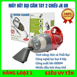 MÁY HÚT BỤI CẦM TAY MINI CAO CẤP 2 CHIỀU HÚT VÀ THỔI VACUUM CLEANER JK8 SIÊU BỀN, SIÊU KHỎE, HÚT SẠCH MỌI LOẠI BỤI