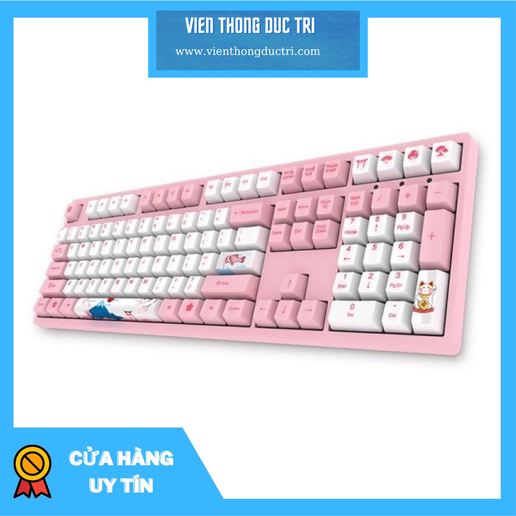 Bàn phím cơ AKKO 3108 V2 World Tour Tokyo  ấn tượng, đẹp mắt - Viễn Thông Đức Trí