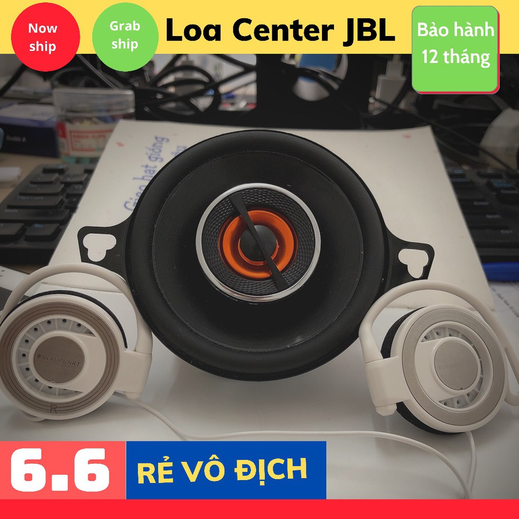 Loa trung tâm, loa center JBL cho ô tô, xe hơi kích thước 70mm phù hợp cho hầu hết các dòng xe, bảo hành 12 tháng