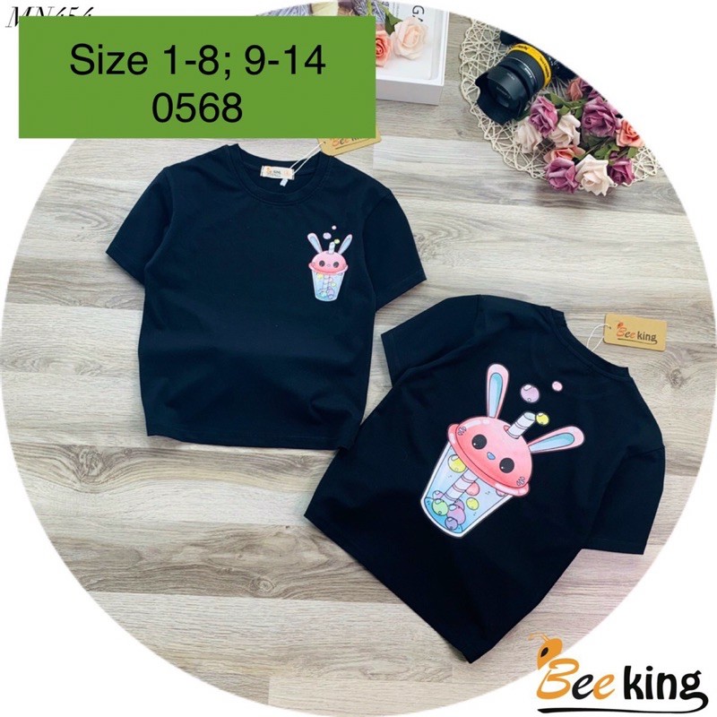 Áo thun hình ly nước 12-35kg