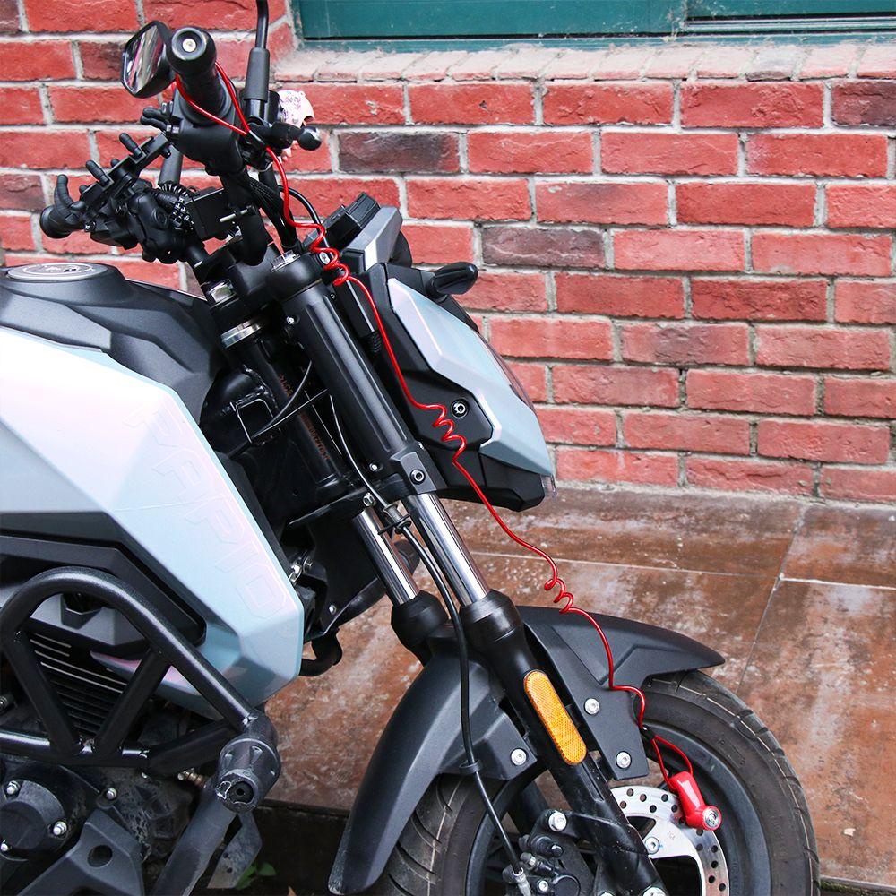 Bộ Ổ Khóa Đĩa Phanh Bằng Dây Thép Chống Trộm Cho Xe Scooter