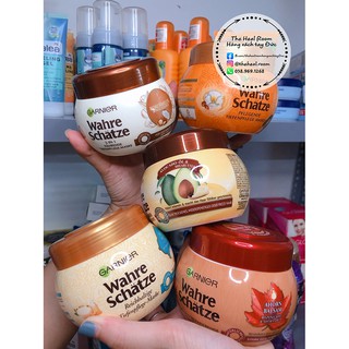 Kem Ủ Tóc Garnier Wahre Schätze Sanfte Hafermilch 300ml - Hàng xách tay Đức chính hãng 100%