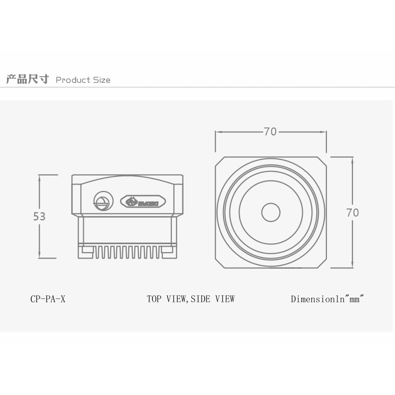 Máy bơm nước tản nhiệt nước custom Bykski CP-PA-X