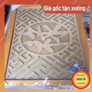Tấm chống ám khói ban thờ kt 41x 61 chữ THỌ màu vàng sáng