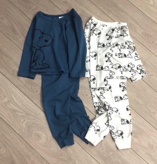 Bộ snoopy HM bé trai cotton