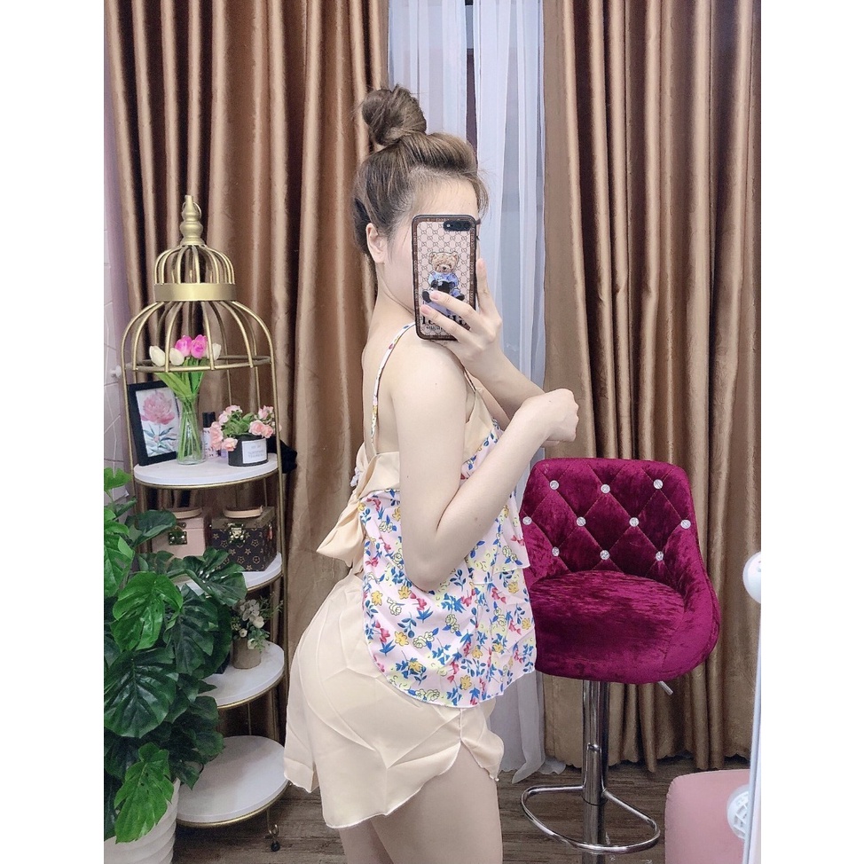 ❤️ Bộ đùi lụa sexy mặc nhà [ảnh thật] ❤️