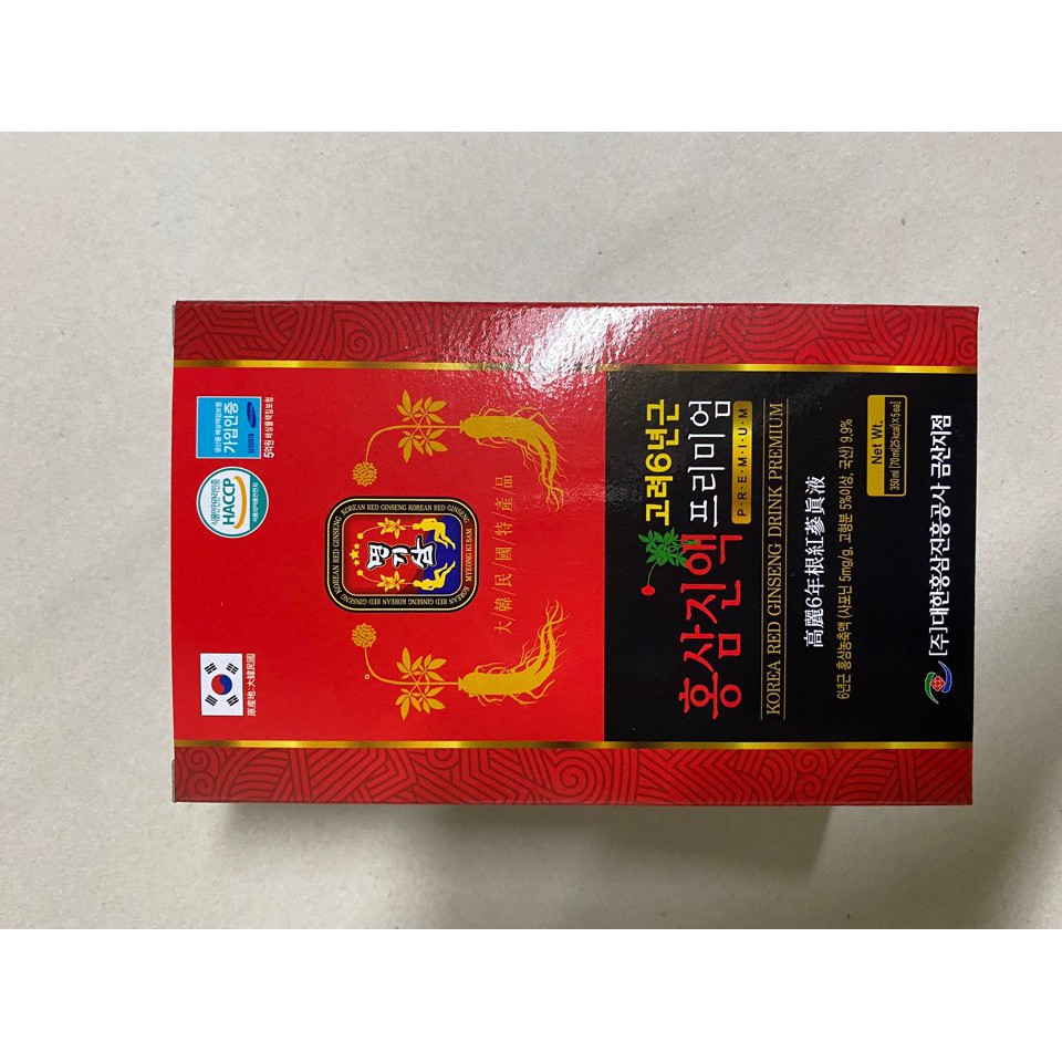 Nước hồng sâm Deahan Red Ginseng 6 năm tuổi Hàn Quốc [HÀNG NỘI ĐỊA - NHẬP KHẨU CHÍNH HÃNG]