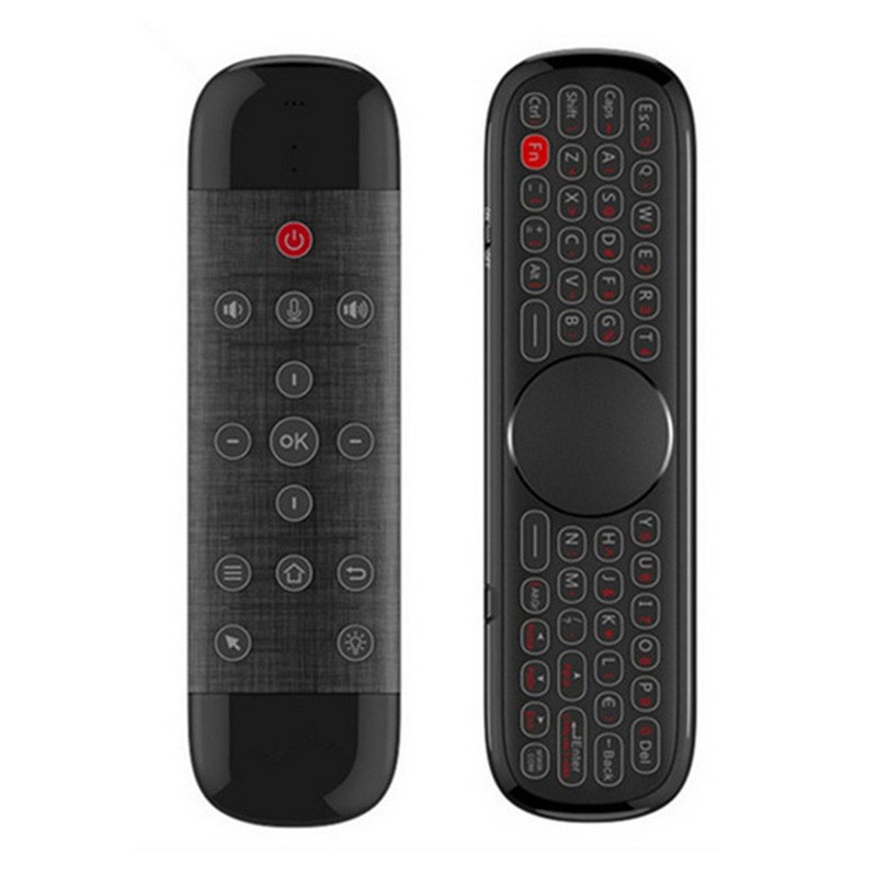 primitive Wechip W2 Pro Air Mouse Remote Control Keyboard Backlight 2.4G wireless Anti-Lost Rechargeable Micro USB interface