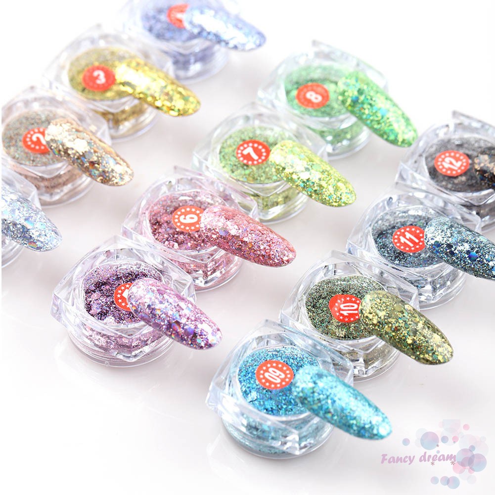 Hạt kim sa lấp lánh đính móng nghệ thuật