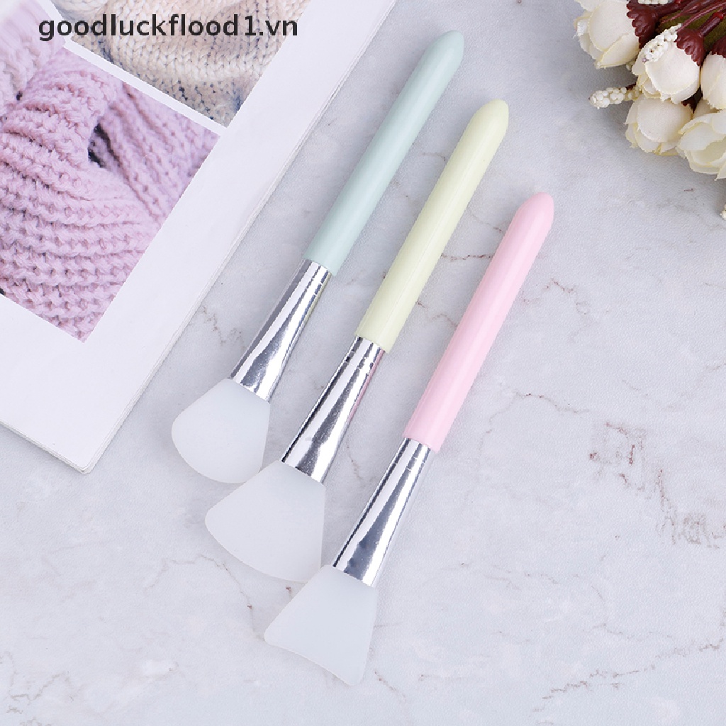 Cọ silicone Đầu Phẳng Chăm Sóc Da Mặt Tiện Dụng