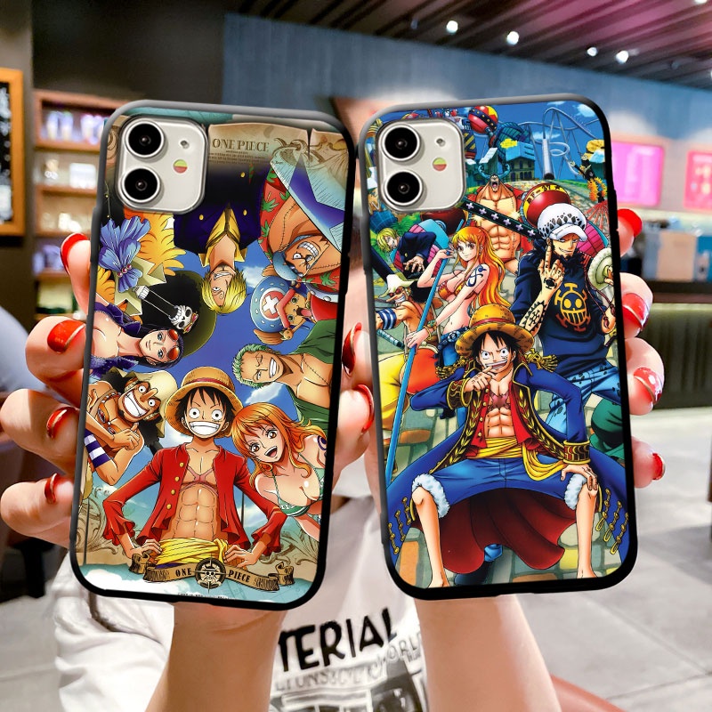Ốp Điện Thoại Mềm Nhám Hình One Piece Cho Xiaomi Redmi Note 11 10 8 7 6 5 9 Pro Max 11S 10S 9S 5A 4G 5G