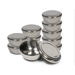 Bát Inox 2 Lớp. Chân Không Cách nhiệt Hàn Quốc Có nắp