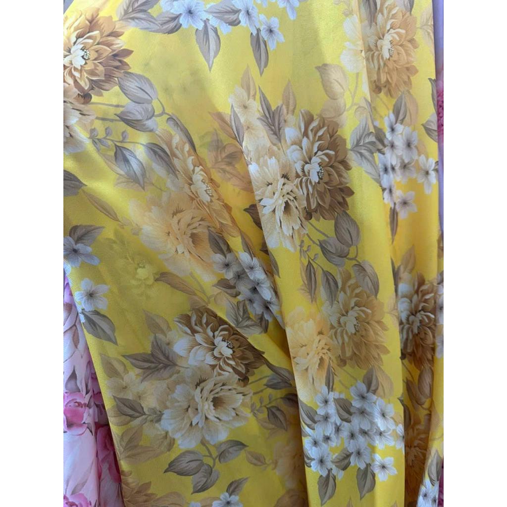 Giá sỉ vải voan tơ hoa đẹp