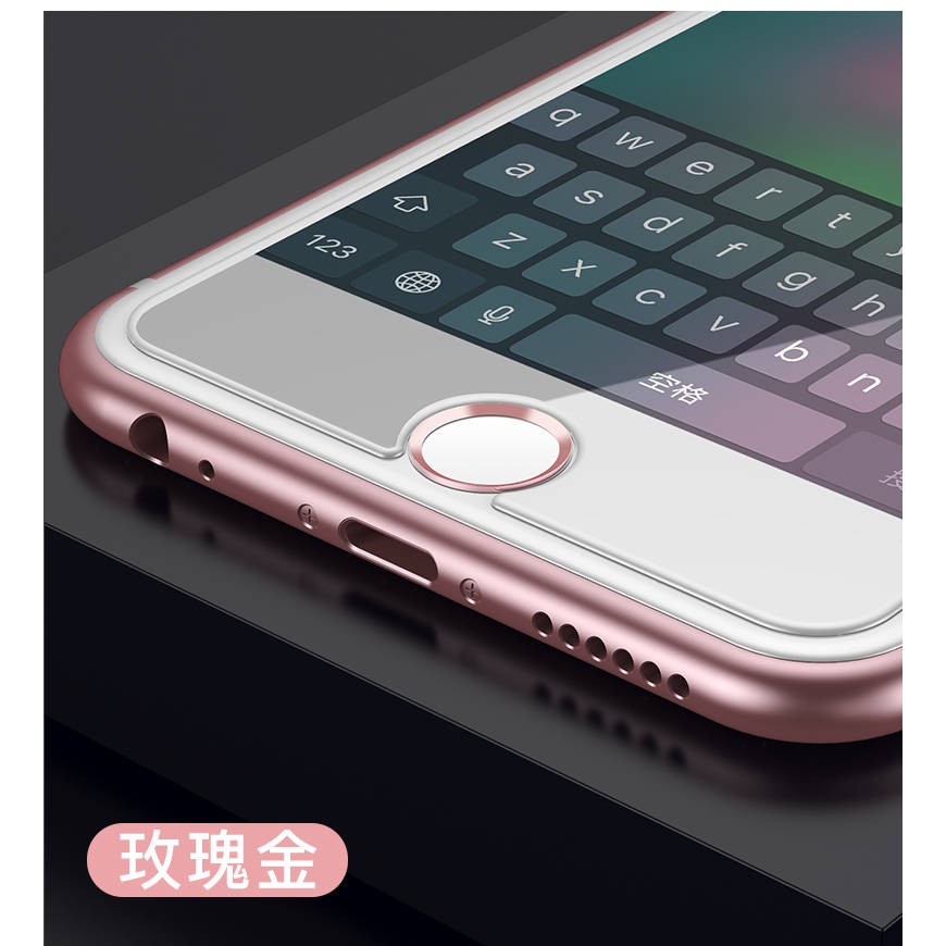 Apple Nút Bấm Cảm Ứng Vân Tay Bằng Kim Loại Cho Iphone 6 7