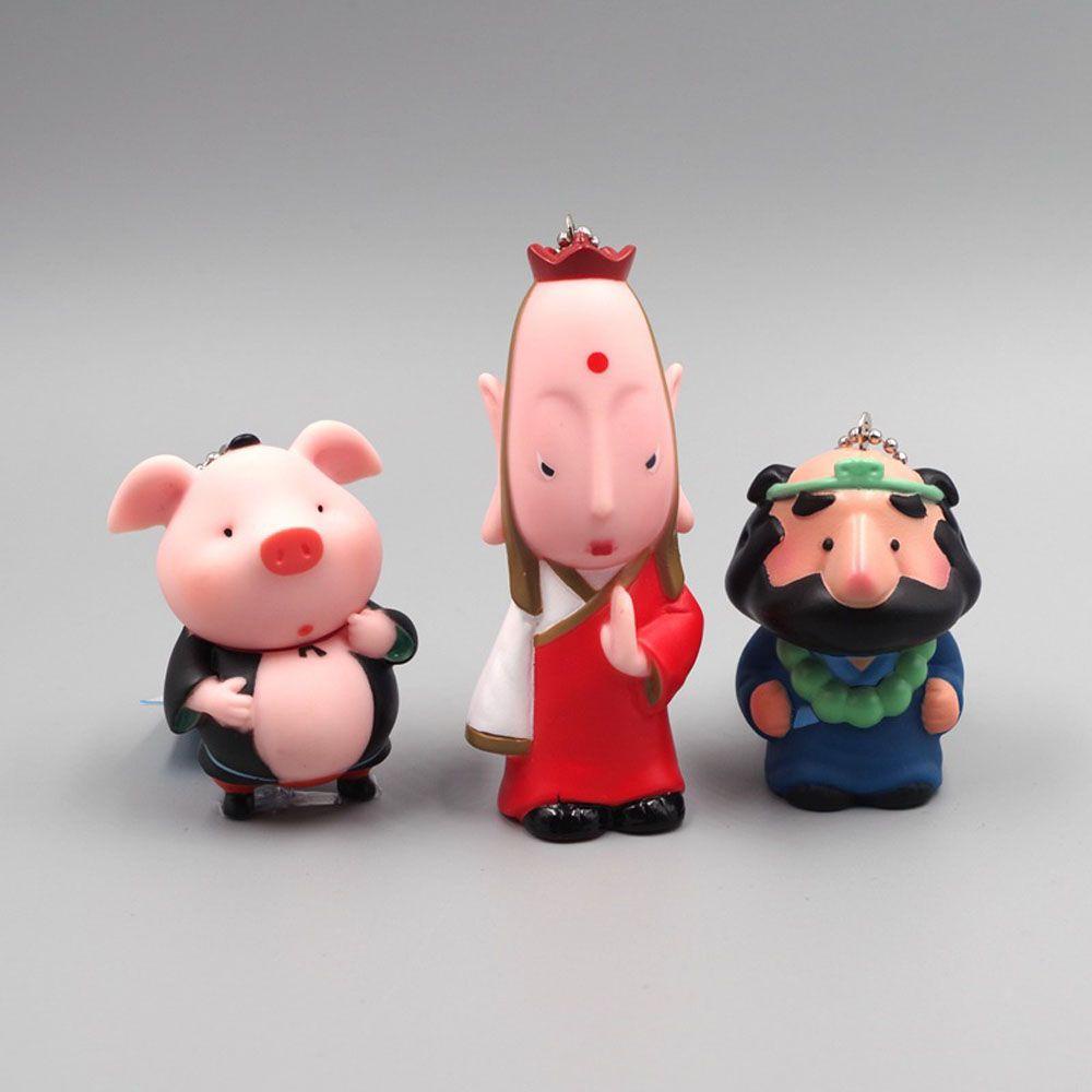 LILYES Móc Khóa Hình Chú Tiểu Dễ Thương