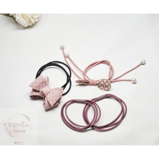 (ẢNH THẬT) Set 4 cột tóc Handmade Hàn Quốc Bemin