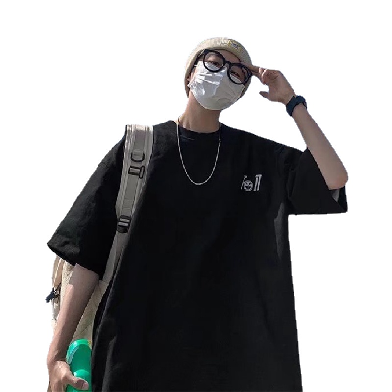 Áo Thun Tay Ngắn Dáng Rộng In Chữ Thời Trang Mùa Hè Cho Nam Và Nữ Size M-5XL