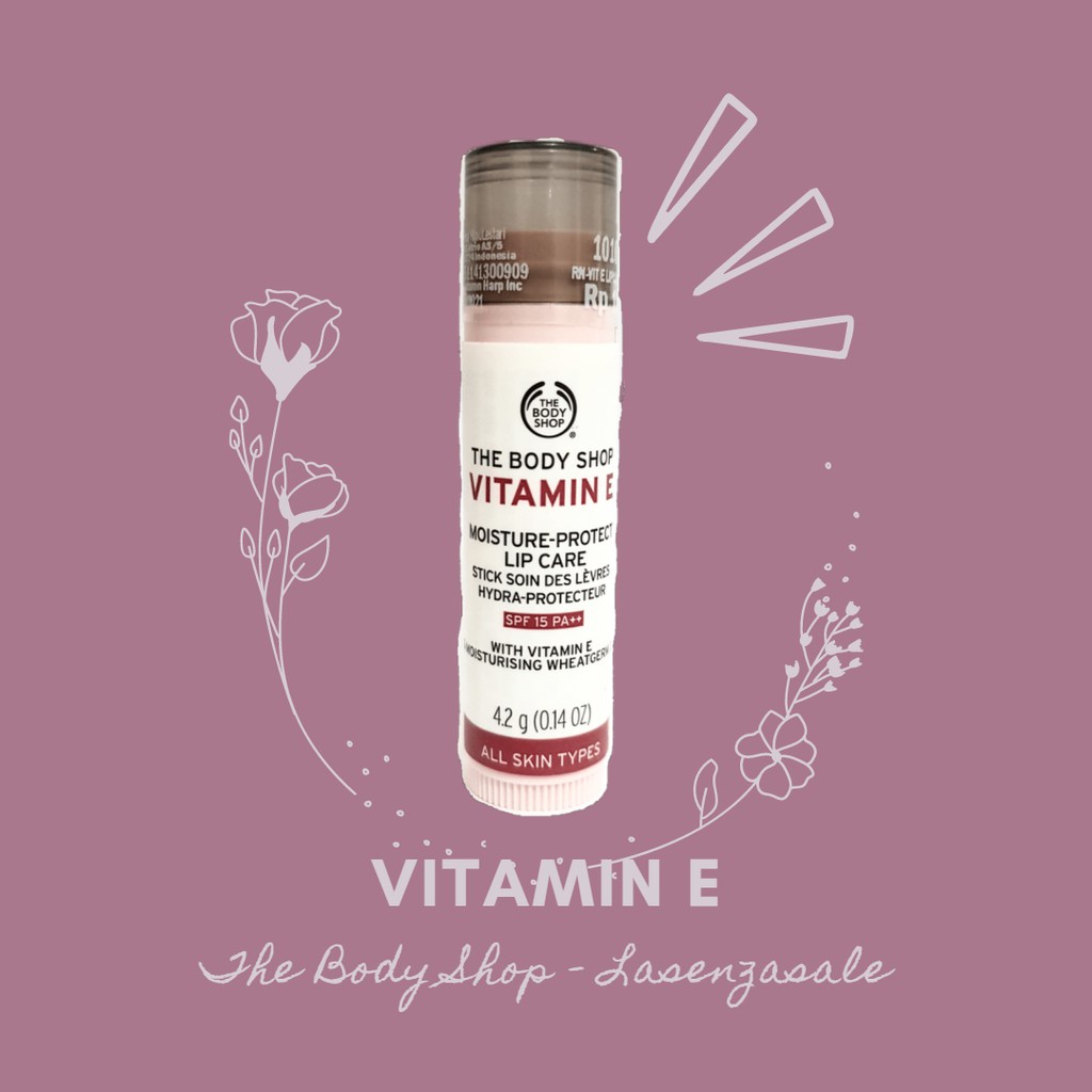 (Hàng Mới Về) Kem Dưỡng Ẩm Bảo Vệ Môi Spf 15 100% - Vitamin E