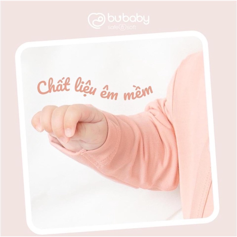 Bu - Body cài chéo tích hợp bao tay chân lật Bambus sợi tre mềm mịn cho bé