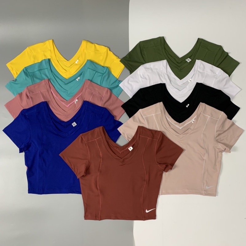 [Mã SKAMFSW175 giảm 10K đơn 50K] ÁO CROPTOP THUN LẠNH CỔ TIM - Naqi trơn