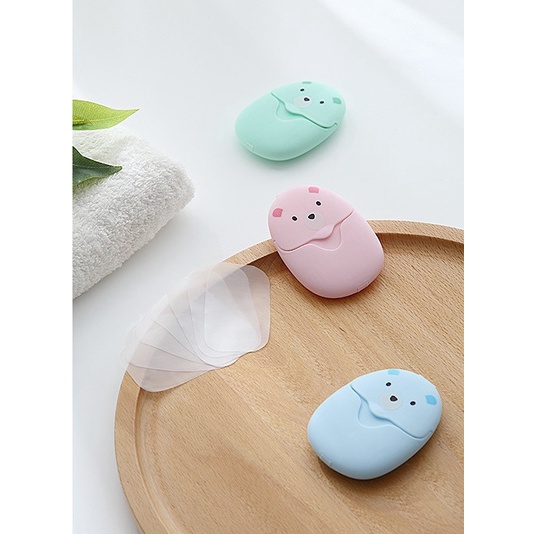 Xà Phòng Giấy Sát Khuẩn Du Lịch Xà Bông Rửa Tay Dạng Miếng Bỏ Túi Tiện Lợi | BigBuy360 - bigbuy360.vn