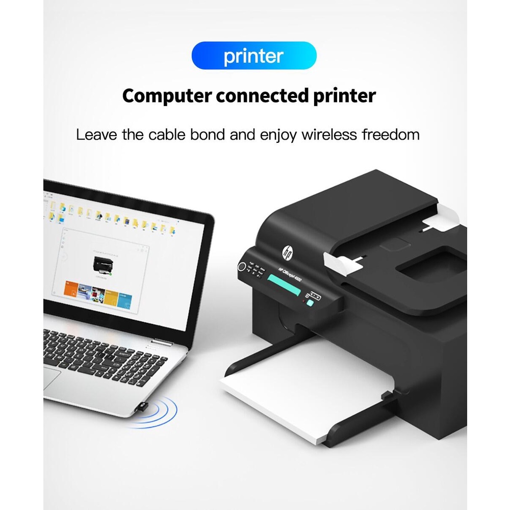 USB Bluetooth Không Dây 5.0 Dongle Cho PC Truyền Phát Dữ Liệu Máy Tính Laptop Tín Hiệu Ổn Định thiết bị cục phát bluetoo