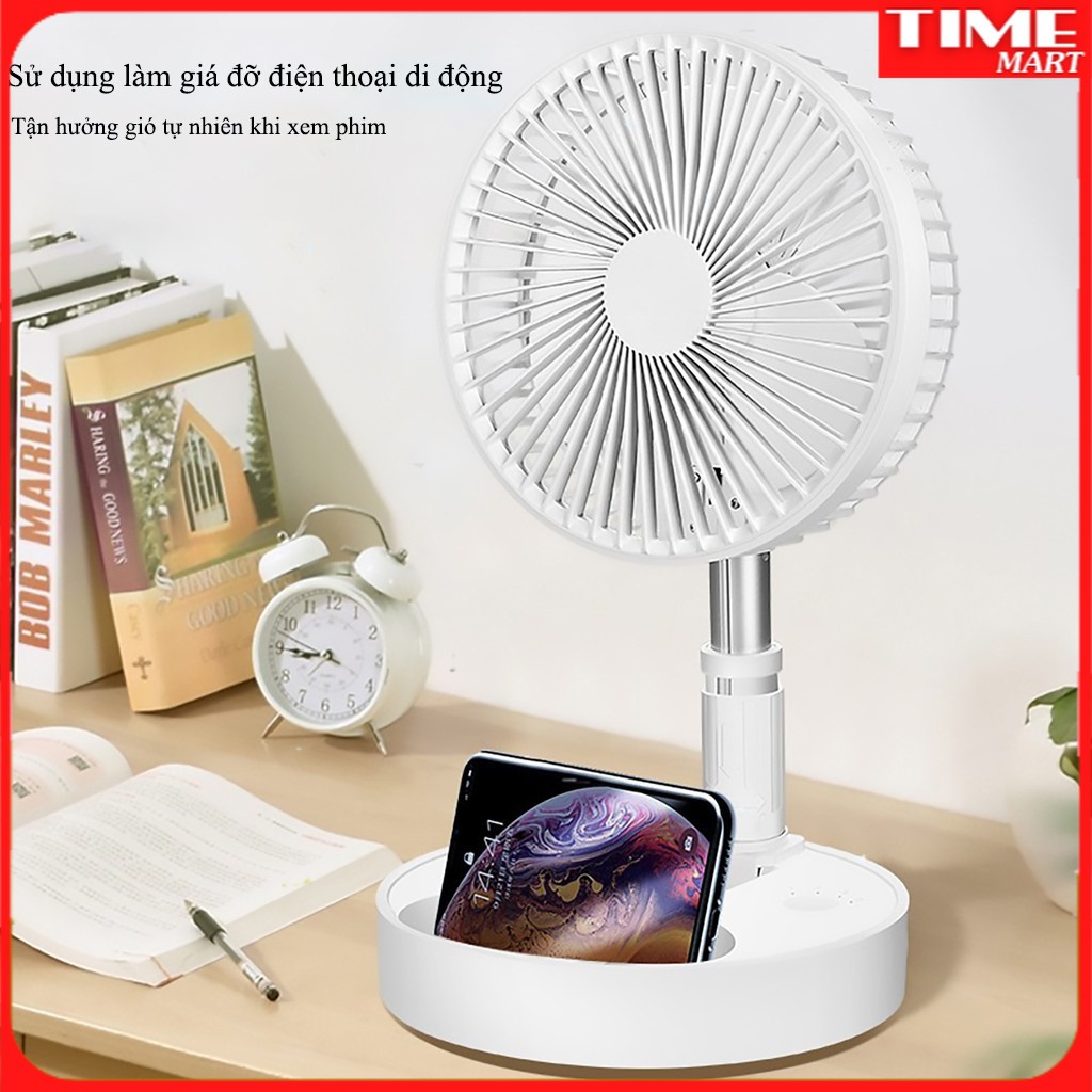 Quạt tích điện không dây có điều khiển từ xa hệ sinh thái XIAOMI quạt tích điện 24h 7200mAh[TIME_MART siêu thị tiện ích]