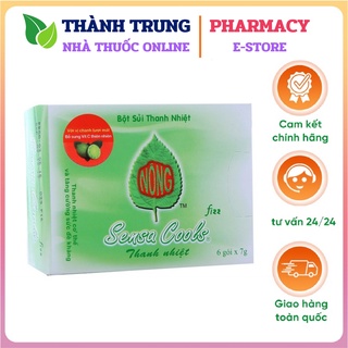 Bột sủi thanh nhiệt Sensa cools INDONESIA hàng chính hãng hộp 6 gói SP014