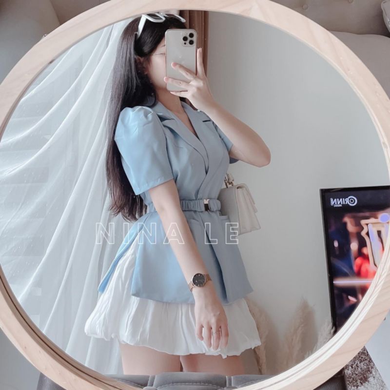 Set vest siêu phẩm kèm đai