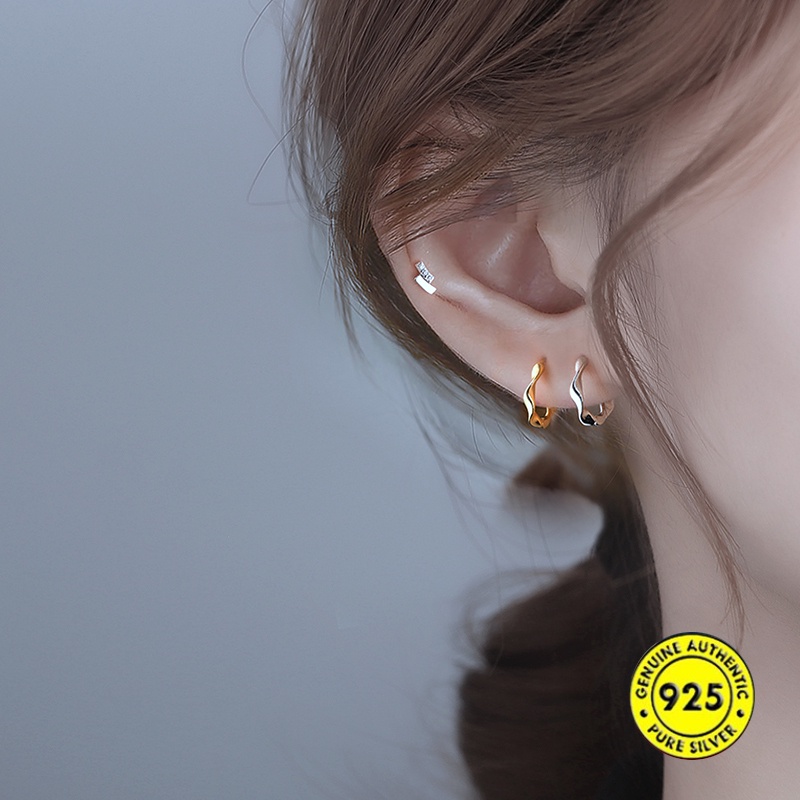 Bông tai mạ vàng hồng 18K thời trang