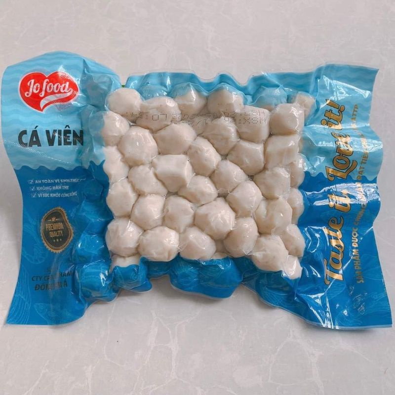 Gói nhỏ 200g cá tôm bò viên Jofood