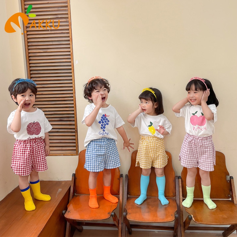 Set Áo Thun Tay Ngắn + Quần short Dễ Thương Cho Bé