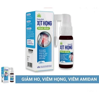 ✅ dung dịch xịt họng nhất nhất 20ml