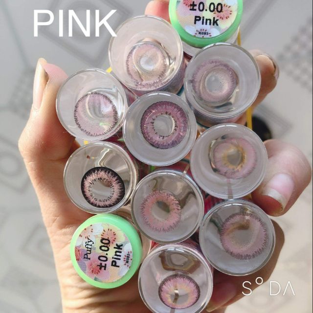 lens màu hồng