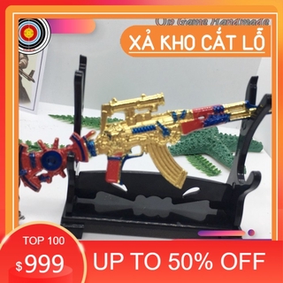 [CHẤT] Móc khoá pubg AKM Skin GOLD SUNSHINE độc đáo dài 12cm mô phỏng giống thật - Móc khoá pubg kim loại cao cấp