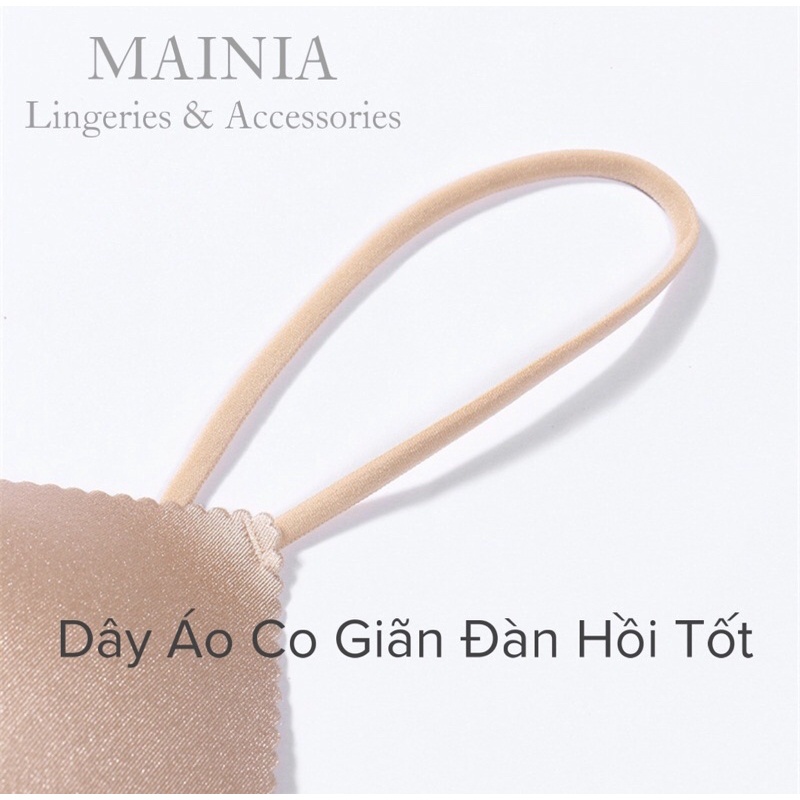 Áo Lót Bra Tim Đúc Su Trơn Nâng Ngực Không Gọng ĐỆM Mỏng Dây Mảnh Cài Sau Freesize Hot Hít Dễ Thương Sexy Mainia Shop