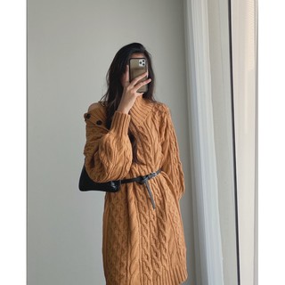 váy len lệch vai 9335