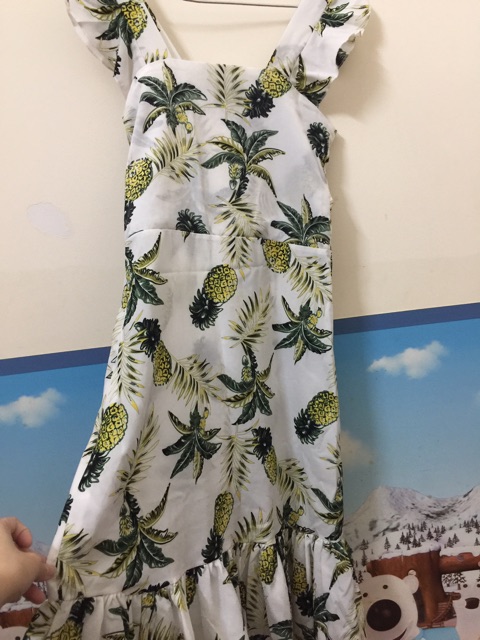 Pass Đầm đuôi cá 2 dây - new 95%