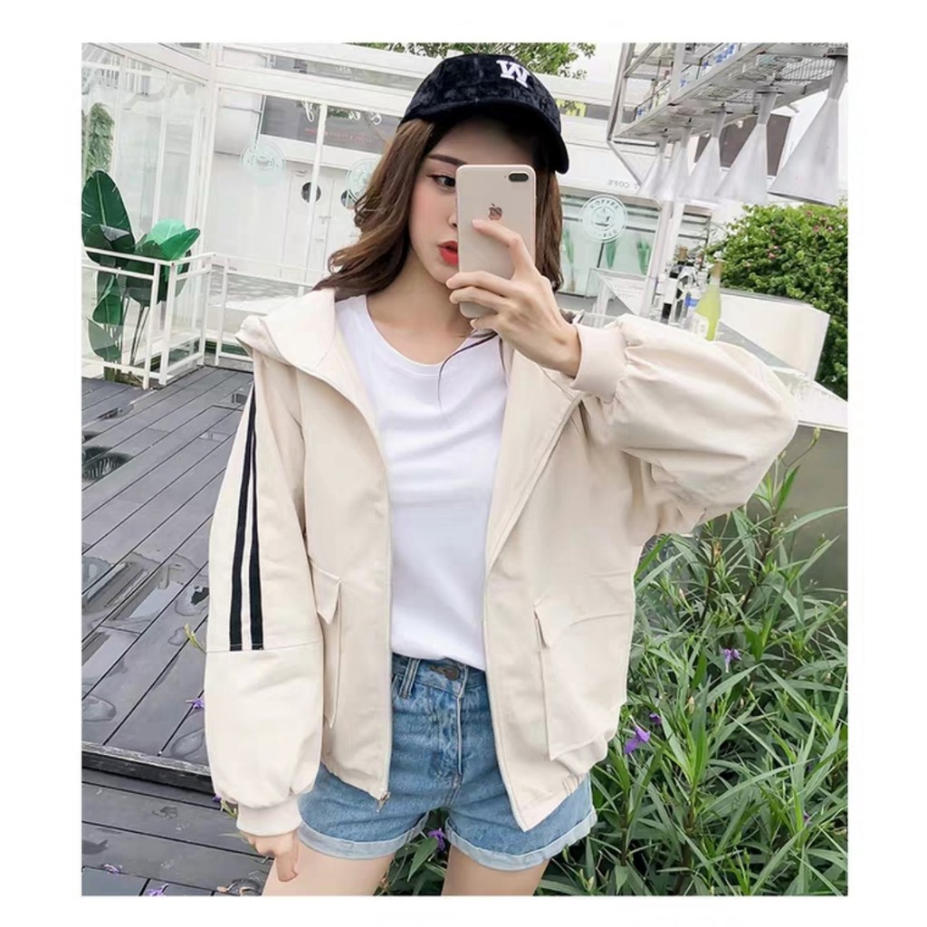 [Mã MASK2610K giảm 10K đơn từ 50K] [S01] Áo khoát nữ dù gió 2 lớp chống nắng Takayashi không nón đẹp hàng đẹp - M023 | BigBuy360 - bigbuy360.vn