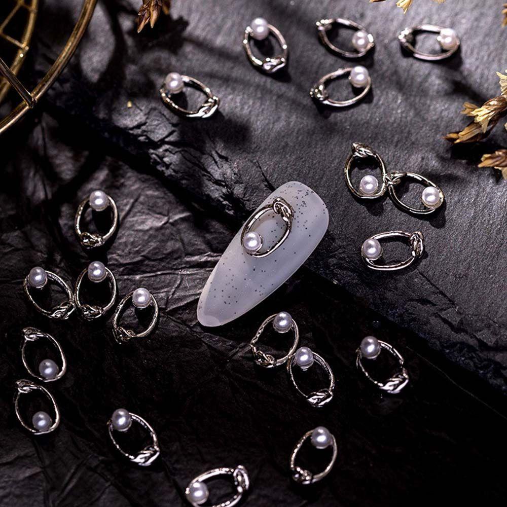 Phụ Kiện Trang Trí Móng Tay Bằng Hợp Kim Phong Cách Nhật Bản Thời Trang DIY