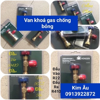 Van Khóa Gas _Van khóa gas chống bỏng HongSen HS-1221,HS-1222,HS-1223