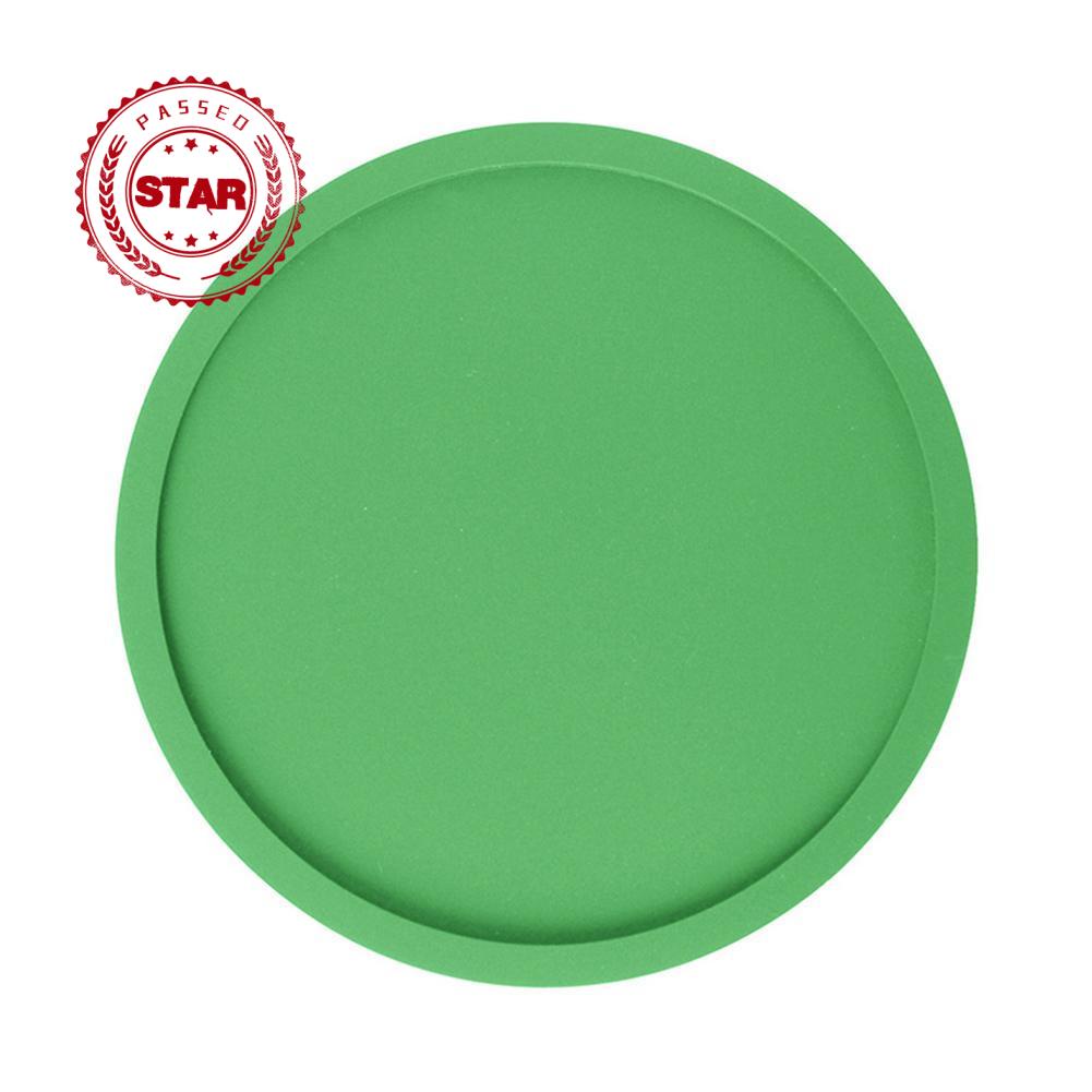 Đế Lót Ly Hình Tròn 10Cm Bằng Cao Su Pvc Dày Cách Nhiệt Chống Trượt Mềm Mại L9D3