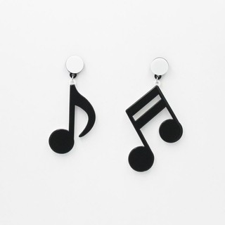 [K59019]Khuyên tai hình nốt nhạc