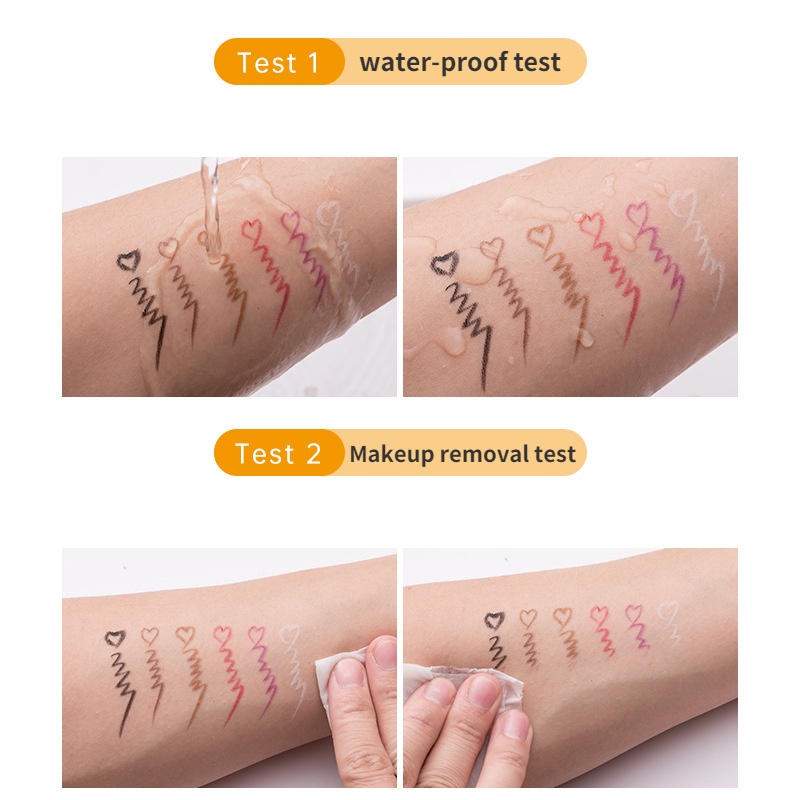 Bút Kẻ Mắt Dạng Gel Màu Nâu Lì Lâu Trôi Chống Nước Mau Khô Không Nở