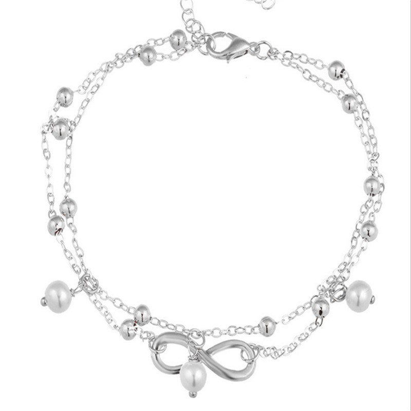 [Mã FAMAYFA giảm 10K đơn 50K] Lắc Chân Nữ Hai Lớp Chuỗi Ngọc Thời Trang | BigBuy360 - bigbuy360.vn