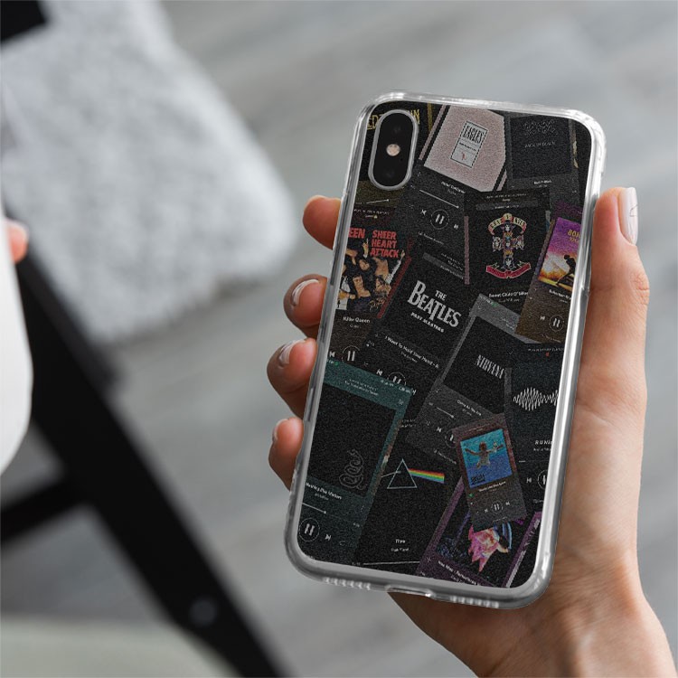 Ốp lưng iphone silicon chống bẩn The Beatles NIVARDA MUSIC  cho các dòng IP 5 trở lên PAP20210166